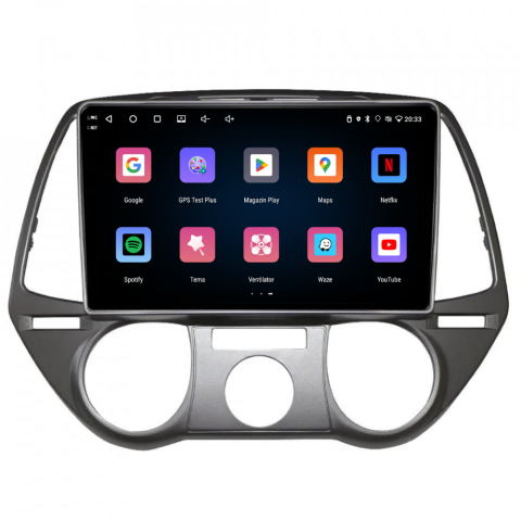 Navigatie Hyundai I20 (2008-2014), Ecran 9 inch, 2GB RAM 32GB [2]