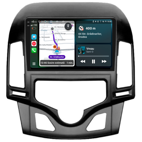 i30 (2007-2012) - Navigatie Hyundai i30 (2007-2012), Ecran 9 inch, 2GB 32GB