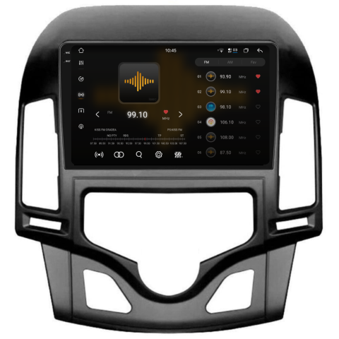 Navigatie Hyundai i30 (2007-2012), Ecran 9 inch 2K, 12GB 256GB, 8-core, clima manuala [2]