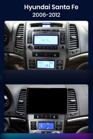 Navigatie Hyundai Santa Fe (2006-2013), Ecran 2K, 8GB 256GB, 8-core [1]