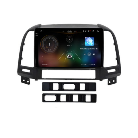 Navigatie Hyundai Santa Fe (2006-2013), Ecran 9 inch 2K, 12GB 256GB, 8-core [2]