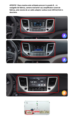 Navigatie Hyundai Tucson (2015-2018), Ecran 9 inch, 6GB RAM 128GB, 8-core [3]