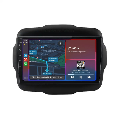 Jeep - Navigatie Jeep Renegade (2016-2020), Ecran 9 inch, 1GB RAM 32GB