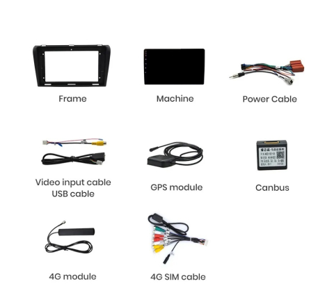 Navigatie Mazda 3 (2004-2008), Ecran 2K, 8GB RAM 256GB, 8-core [5]