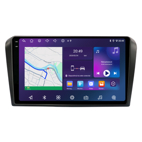 Navigatie Mazda 3 (2004-2008), Ecran 9 inch, 4GB RAM 64GB, 8-core [4]
