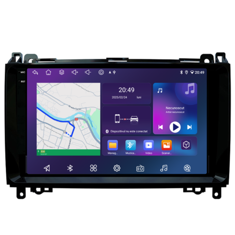 A-class w168 (1997-2004) - Navigație Mercedes A-Class W168 W169 (1997-2012), Android, Ecran 9 inch, 6GB RAM 128GB