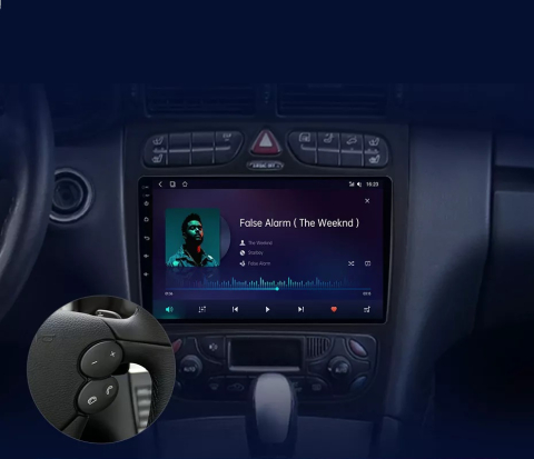 Navigație Mercedes C-Class w203 (2000-2005), Android, Ecran 9 inch, 1GB RAM 32GB [5]