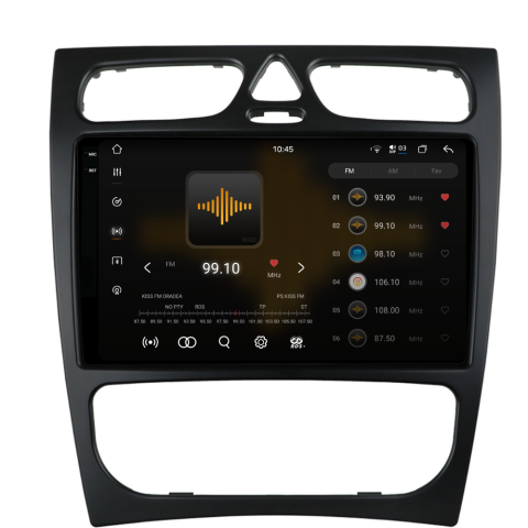 Navigație Mercedes C-Class w203 (2000-2005), Android, Ecran 9 inch 2K, 12GB RAM 256GB, 8-core [1]