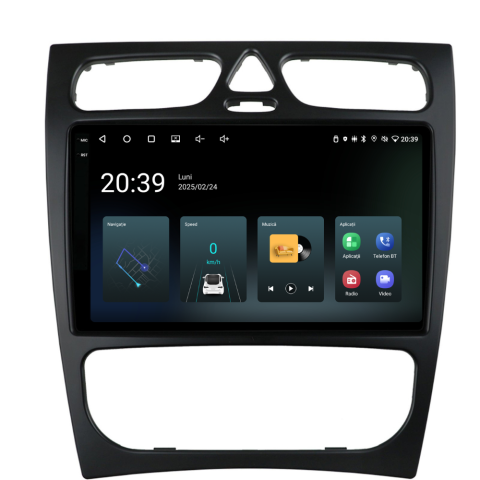 Navigație Mercedes C-Class w203 (2000-2005), Android, Ecran 9 inch, 4GB RAM 64GB, 4-core [3]