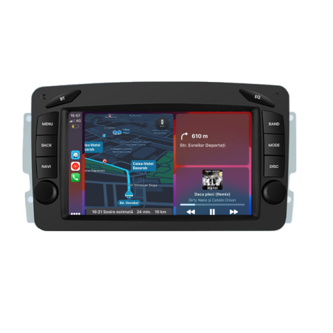 Mercedes-Benz - Navigatie Mercedes C-class w203 (2000-2005), Android, Ecran 9 inch, 4GB RAM 64GB, 8-core