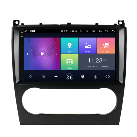 CLK-class w208 w209 (2002-2009) - Navigație Mercedes C-Class w203 (2005-2009), Android, Ecran 2K, 8GB RAM 256GB, 8-core