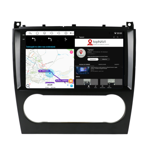 Navigație Mercedes C-Class w203 (2005-2009), Android, Ecran 9 inch, 6GB RAM 128GB, 8-core [4]