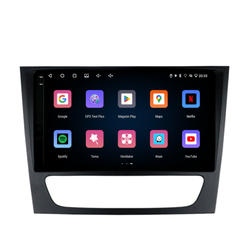 Navigație Mercedes E-Class w211 (2002-2009), Android, Ecran 9 inch, 2GB RAM 32GB [3]