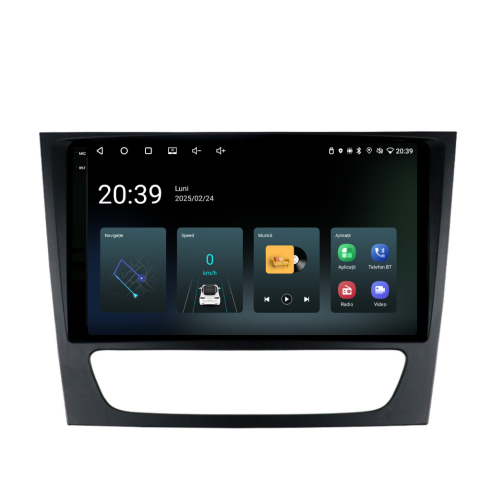 Navigație Mercedes E-Class w211 (2002-2009), Android, Ecran 9 inch, 4GB RAM 64GB, 4-core [1]