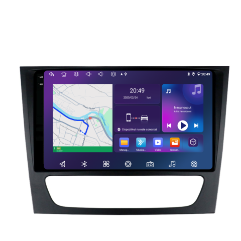 Navigație Mercedes E-Class w211 (2002-2009), Android, Ecran 9 inch, 4GB RAM 64GB, 8-core [2]