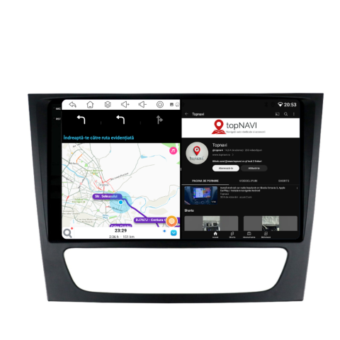 Navigație Mercedes E-Class w211 (2002-2009), Android, Ecran 9 inch, 6GB RAM 128GB, 8-core [4]