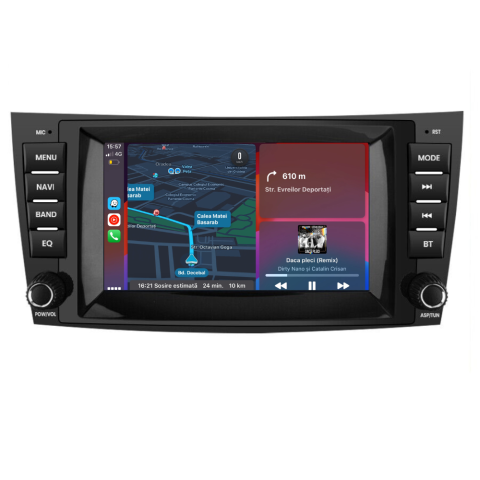 Mercedes-Benz - Navigatie Mercedes E-class w211 (2003-2009), Android, Ecran 7 inch, 4GB RAM 64GB, 8-core