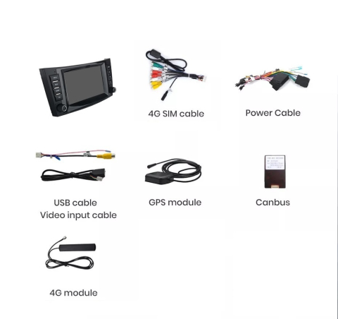 Navigatie Mercedes E-class w211 (2003-2009), Android, Ecran 7 inch, 4GB RAM 64GB, 8-core [5]