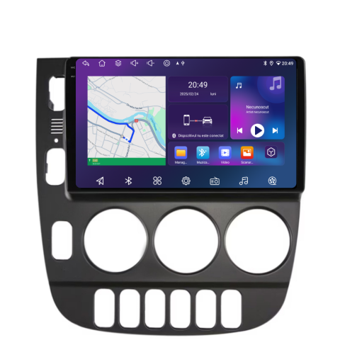 ML W163 (1997-2005) - Navigatie Mercedes ML W163 (2003-2005), Android, Ecran 9 inch, 6GB RAM 128GB, 8-core