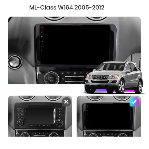 Navigatie Mercedes ML W164 (2005-2012), Android, Ecran 9 inch, 8GB RAM 256GB, 8-core [7]