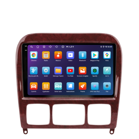 Navigatie Mercedes S-Class W220 (1998-2005), Android, Ecran 9 inch, 4GB RAM 64GB, 8-core [2]