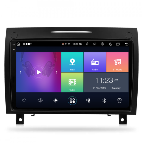 Navigatie Mercedes SLK Class R171 (2004-2011), Android, Ecran 9 inch, 8GB RAM 256GB, 8-core [4]