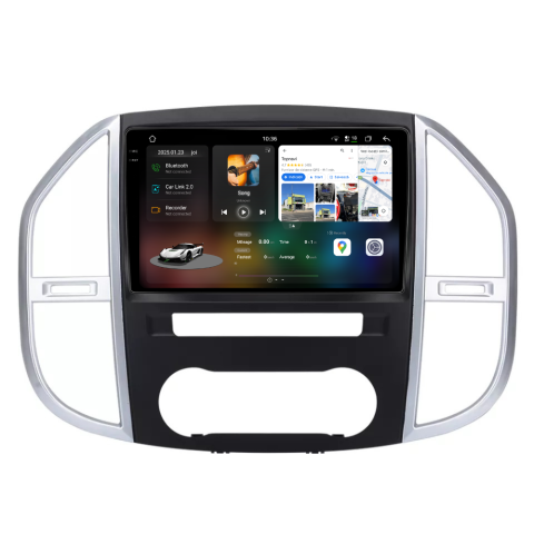 Vito W447 (2015 - 2021) - Navigatie Mercedes Vito W447 (2014 - 2021), Android, Ecran 10 inch 2K, 12GB RAM 256GB, 8-core
