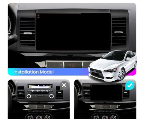 Navigatie Mitsubishi Lancer (2007-2013), Ecran 10 inch, 4GB RAM 64GB, 8-core [5]