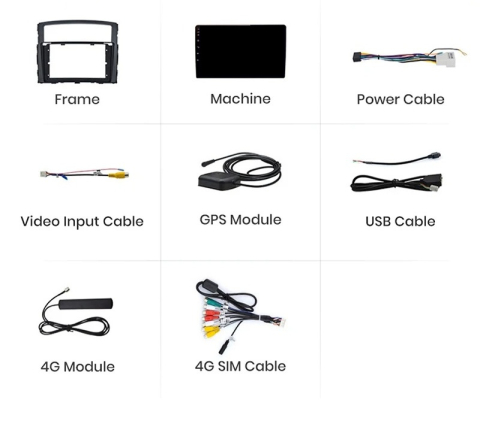 Navigatie Mitsubishi Pajero (2006-2013), Ecran 9 inch, 6GB RAM 128GB, 8-core [6]