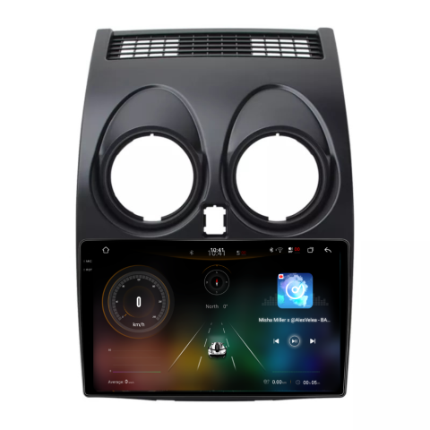 Navigatie Nissan Qashqai J10 (2006-2013), Ecran 9 inch 2K, 12GB RAM 256GB, 8-core [1]