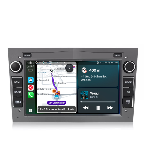 Corsa C (2003-2006) - Navigatie Opel Corsa C (2003-2006), Android, Ecran 7 inch, 4GB RAM 64GB, gri