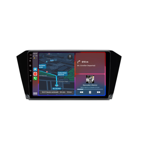 Passat B8 (2015+) - Navigatie passat B8 2015-2020, Android 12, 1GB RAM 32GB, google maps, waze, wifi, youtube, bluetooth