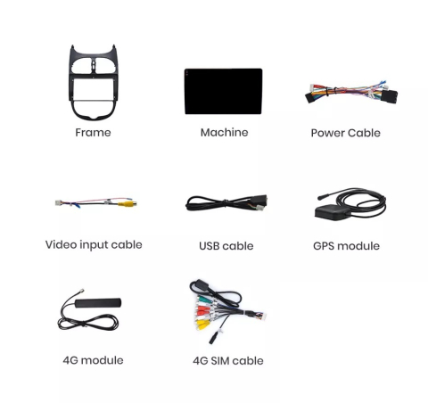 Navigatie Peugeot 206 (2001-2008), Ecran 9 inch, 4GB RAM 64GB, 8-core [5]