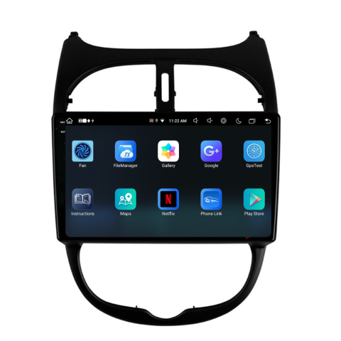 Navigatie Peugeot 206 (2001-2008), Ecran 9 inch, 8GB RAM 256GB, 8-core [4]