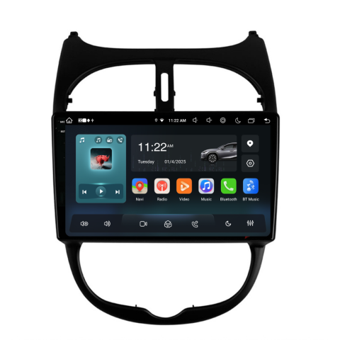Navigatie Peugeot 206 (2001-2008), Ecran 9 inch, 8GB RAM 256GB, 8-core [3]
