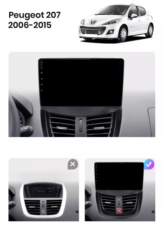 Navigatie Peugeot 207 (2006-2015), Ecran 9 inch, 2GB RAM 32GB [5]
