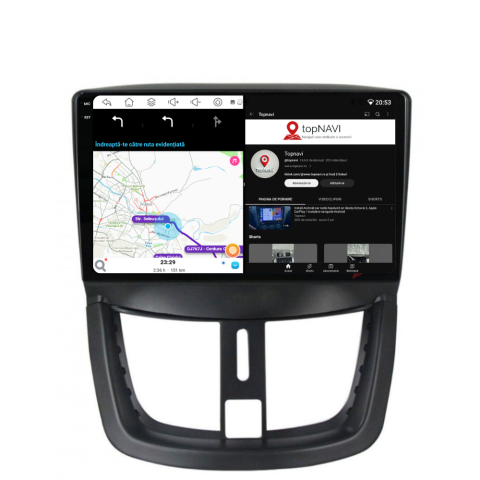 Navigatie Peugeot 207 (2006-2015), Ecran 9 inch, 4GB RAM 64GB, 8-core [3]