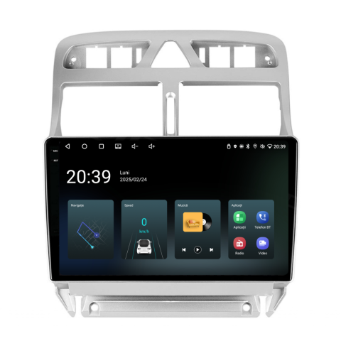 Navigație Peugeot 307 (2002-2013), Android, Ecran 9 inch, 2GB RAM 32GB [3]