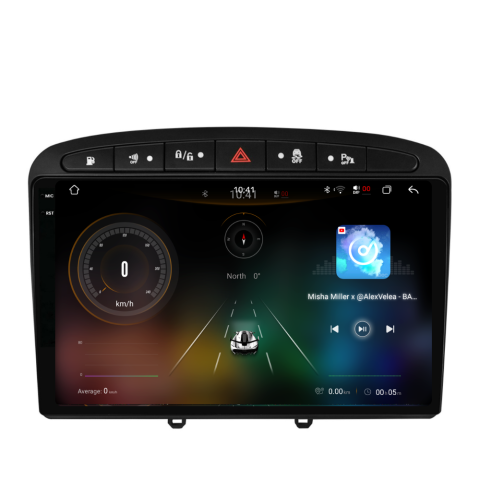 Navigatie Peugeot 308 (2008-2020), Ecran 9 inch 2K, 12GB RAM 256GB, 8-core [3]