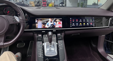 Navigație Porsche Panamera (2009-2016), Ecran Dual Screen 12.3 + 11.4 inch, Android, 8GB RAM 256GB [1]