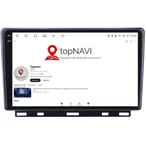 Navigatie Renault Clio 5 (2019+), Ecran 9 inch 2K, 12GB RAM 256GB, 8-core [4]