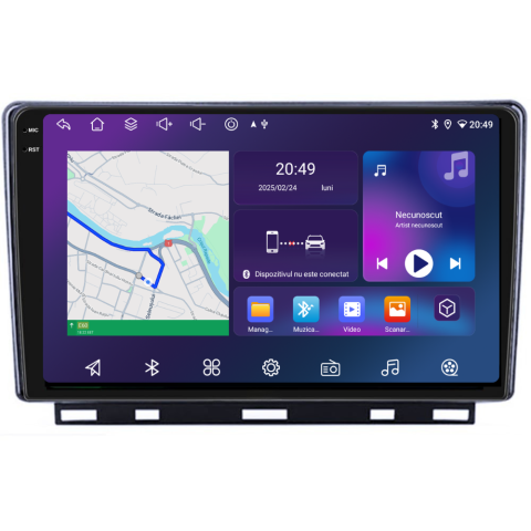 Navigatie Renault Clio 5 (2019+), Ecran 9 inch, 4GB RAM 64GB, 8-core [2]