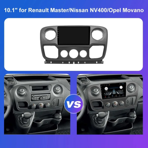 Navigatie Renault Master (2010-2020), Ecran 10 inch, 4GB RAM 64GB, 4-core [5]