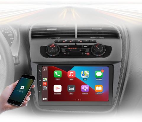 Navigatie Seat Altea (2004-2015), Ecran 9 inch, 1GB RAM 32GB [4]