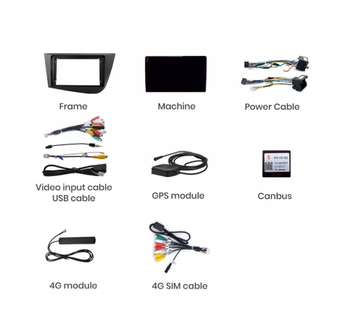Navigatie Seat leon 2005-2012, Android 13,Ecran 2K, 8GB RAM 256GB, Octa Core, carplay /android auto [10]