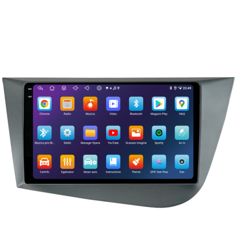 Navigație Seat Leon (2005-2012), Ecran 9 inch, 6GB RAM 128GB, 8-core [4]