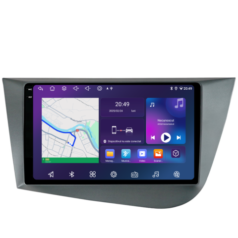 Seat - Navigație Seat Leon (2005-2012), Ecran 9 inch, 6GB RAM 128GB, 8-core