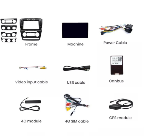 Navigatie Skoda octavia 2 2008-2013, Android 13,Ecran 2K, 4GB RAM 64GB, Octa Core, carplay /android auto [8]