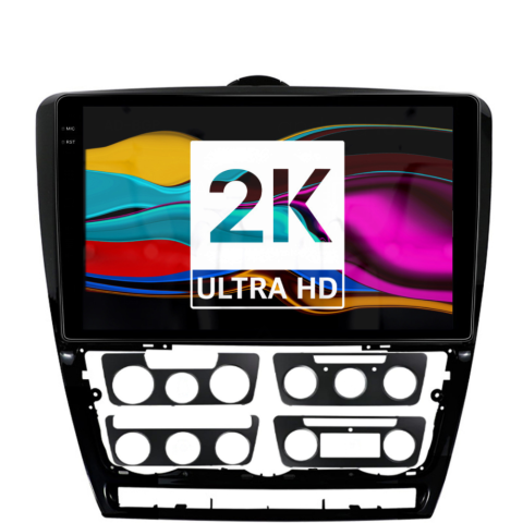 Navigatie Skoda octavia 2 2008-2013, Android 13,Ecran 2K, 8GB RAM 256GB, Octa Core, carplay /android auto [1]