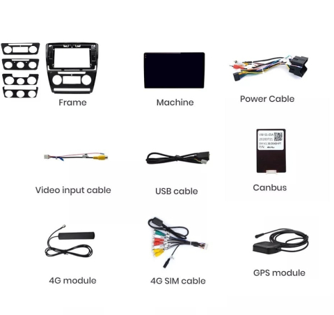 Navigatie Skoda octavia 2 2008-2013, Android 13,Ecran 2K, 8GB RAM 256GB, Octa Core, carplay /android auto [9]